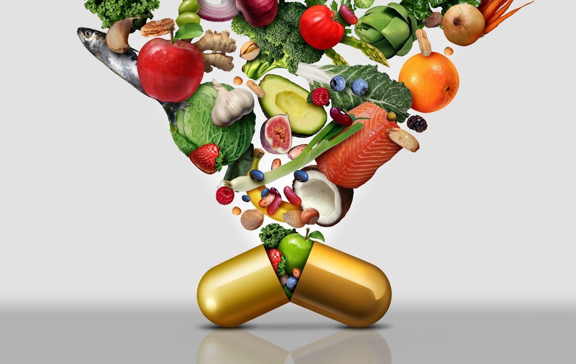 vitamíny v potravinových doplnkoch na pamäť